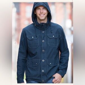 Kuhl Men's Deep Navy Rekon Canvas Jacket size XXL